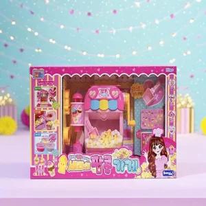 세라의 팝콘가게 소꿉 역할 놀이 가게놀이 점토 클레이 팝콘 만들기 모양찍기 어린이