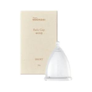 해피문데이 베이직컵 입문자 생리컵 편리한 실리콘 숏 BNS