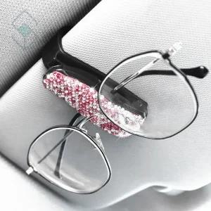 차량용 큐빅 선글라스 홀더 1개 색상 택1 썬글라스 자동차 클립 썬클립 용클립