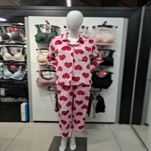 [보디가드] 보디가드 예스 밍크스판 빅하트 여성파자마세트YSWNZA53