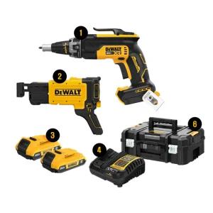 디월트 DCF630D2T 연발 드라이월 스크류건 20V 2A 2B