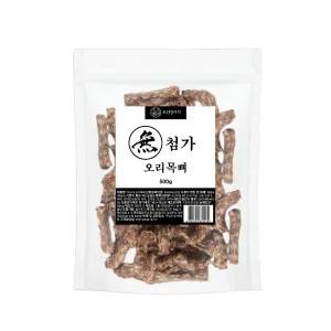 조선강아지 무첨가 오리목뼈 500g