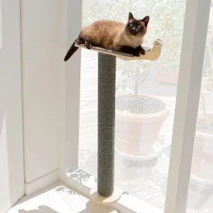 워커팡 고양이 원목 캣타워 캣폴 창문 해먹 캣워커 GO23036