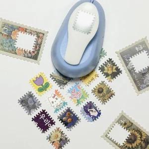 우표 모양 종이 펀치 DIY 다꾸 펀칭기