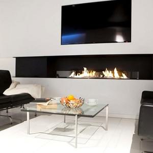 투야 와이파이 스마트 버너 카민 전기 직사각형 바이오 에탄올 화로 중국 벽난로