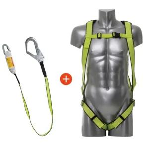 허리벨트없는 웨빙죔줄 형광 전체식 안전벨트 에어메쉬 자동버클 고강도D