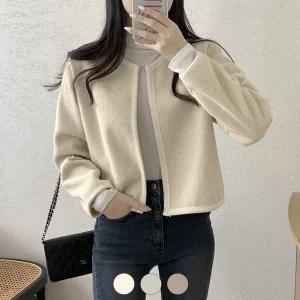 [GWILIM][귈림] 소프트 울터치 숏 가디건 자켓 (G4FJK016P)