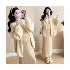 여성 러블리 정장세트 임산부 가을 세트 조모 임부 원피스 투피스 겨울 다올4