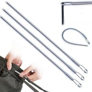 3/5/10Pcs 로프 스레딩 도구 구부릴 수있는 스프링 드로우 스트링 스레더 클립 스레드 다기능 DIY 봉제 액