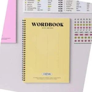 영어 단어 학습 워드북 B5 4단형 어휘 노트 학습자료