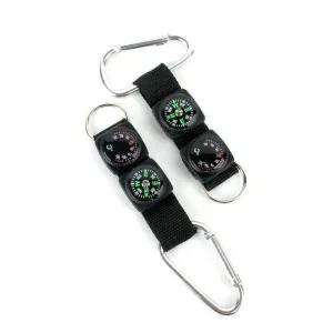 재난용 다기능 나침반 온도계 카라비너 안전용품