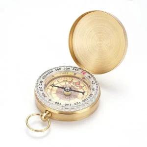 초정밀 야광 등산용 휴대 나침반 지도 길찾기 캠핑 여행 방향계