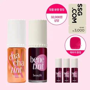 [베네피트](강남점)[단독/15%OFF](3천원)립 앤 치크 듀오 (+틴트 디럭스 3종 본품용량상당&벨벳파우치)