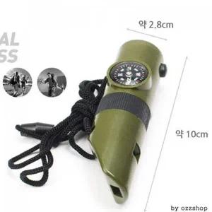 다기능 LED 손전등 나침반 포함 캠핑 랜턴 후레쉬