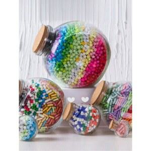 종이학 유리 보관통 용량은 물 종이별 용품 미니 2개 별 항아리 3kg 마리