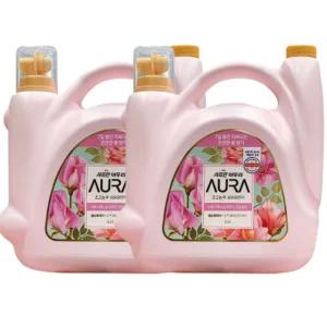 샤프란 아우라 섬유유연제 윌유메리미 용기 5.5L x 2개 드럼겸용