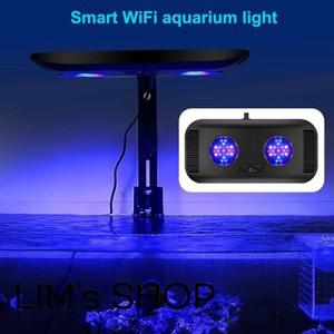 수족관조명 제바오 마린 라이트 와이파이 코랄 풀 스펙트럼 LED 수족관 조명 ML60 ML120 어항용 일출 일몰