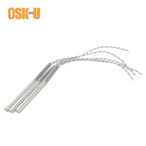 봉히터 온수히터 물데우기 220V 전기 카트리지 히터 6mm 파이프 직경 스테인레스 스틸 원통형 발열체 와트