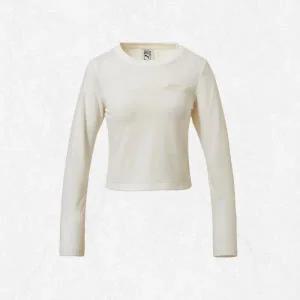 [푸마] [푸마 PUMA X ROSE] 슬림 롱슬리브 티 - WARM WHITE PKI63380577 2484676