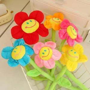 스마일 플라워 꽃다발 한송이 데이지꽃 졸업식 재롱잔치 입학식 학예회 선물