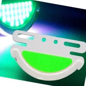 경광등 사이드 보조등 COB 차폭등 차량용 조명 2웨이 반원모양 점등 미등 깜빡이등