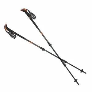 LEKI 레키 마카루 라이트 3단 등산 스틱 지팡이 폴대 블랙 오렌지 65221082