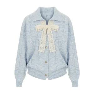 [샐리] 레이스스트랩카라가디건_I5D-CCA017