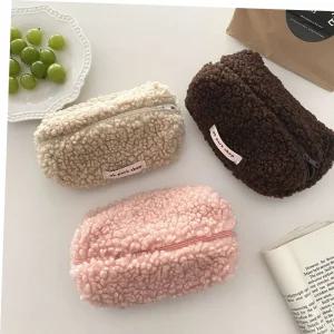 이너백 양털 뽀글이 파우치 화장품파우치 더스트백 필통