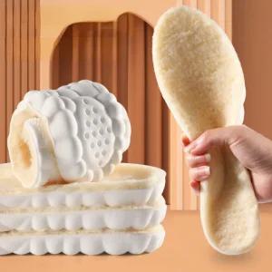 겨울용 양털 구름 깔창 푹신한 쿠션 통기성 우수 보온 쿠션 운동화 부츠 깔창 털 보온 구름 운동화 융