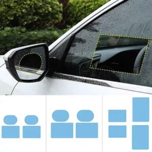 자동차 사이드 미러 운전석 창문 방수 필름 4p세트 방수필름 사이드미러 백미러