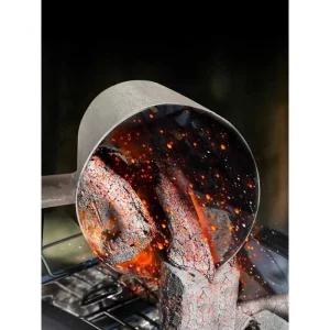 연탄 스토브 고깃집 두꺼운 화로대 점화기 중형 불피우기