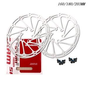 SRAM 자전거 디스크 브레이크 로터 센터 라인 160/180/203MM 유압 스테인레스 플레이트 부품