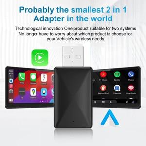 무선 카플레이 어댑터 자동차 스마트 호환 시스템 도구 액세서리 유선 무선으로