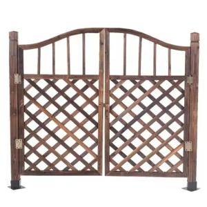 주택 원목 대문 울타리 담장 경계 방부목 문 정원 주차장 마당 펜션