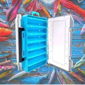 [골드스마일]프로 낚시 도구 수납함 루어 태클 케이스 12칸 양면