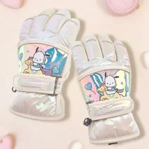 [골드스마일]장갑 방한 스키 보드 겨울 어린이 예쁜 기모 포차코