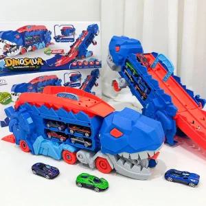 베비몽 우걱우걱 공룡 자동차 카캐리어 장난감 미니카 세트