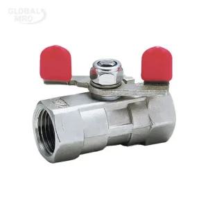 플로발 스텐 304 볼밸브 V03W-304 10A 나비 40K200도 나비밸브 나비손잡이밸브 스텐밸브