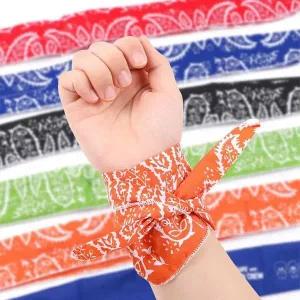 [하프클럽/]아웃도어 스포츠 쿨링 아이스 냉감 페이즐리 스카프