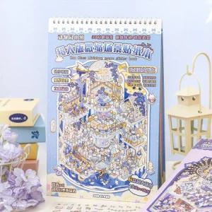 보드 해소 입체 풍경 사이즈 용품 스티커 미니어처 플러스 3D 북