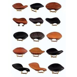 바이올린 턱받침 턱받침대 받침대 나무색 액세서리 부속품 4/4/3/2/1/8 검은색