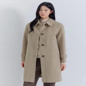 [지센] Z-셀렉션 핸드메이드 울블렌디드 스탠카라 롱코트 LFLCOA04_LK