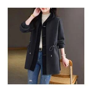 여성 러블리 가디건 후드 모직 하프 가을 겨울 슬림핏 코트 카디건 다올4