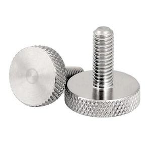 304 스테인리스 스틸 널링 플랫 헤드 손 조임 엄지 나사 커튼 커튼 벽 유리 볼트 M2 M2.5 M3 M4 M5 M6 M8 M