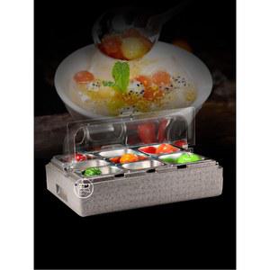 냉장고 반찬 밑반찬 셀프바 소형 식당 미니 신선유지