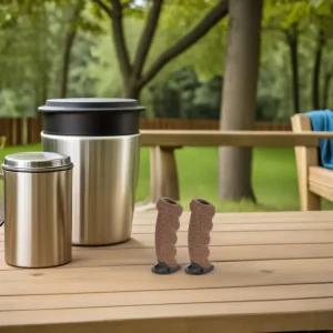 폴 캠핑용 교체용 코르크 야외 워킹 세트 품 2개 스키 하이킹 핸들