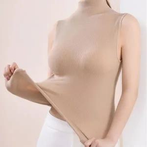 슬림핏 목폴라 나시티 터틀넥 민소매 목티 반목니트