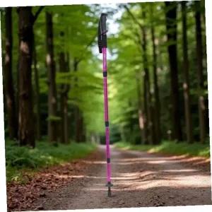 [하프클럽/]등산용스틱 원마운트4단길이조절등산스틱트레킹폴110cm퍼플