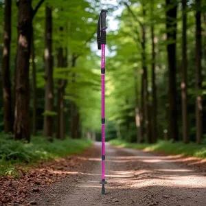 원마운트 4단 길이조절 등산스틱 트레킹폴 110cm 퍼플