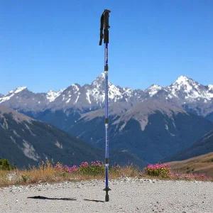 원마운트 4단 길이조절 등산스틱 110cm 블루 트레킹폴